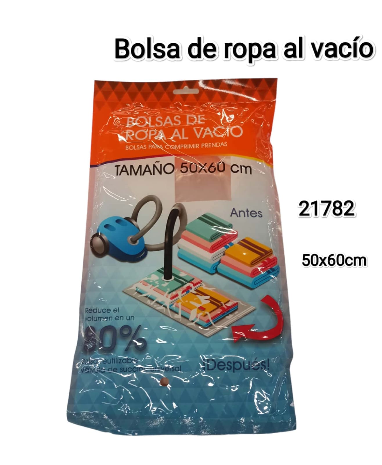 Bolsas al vacío para ropa 50 x 60 cm