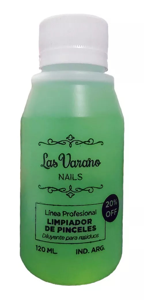 Limpiador de pinceles 120ml LAS VARANO