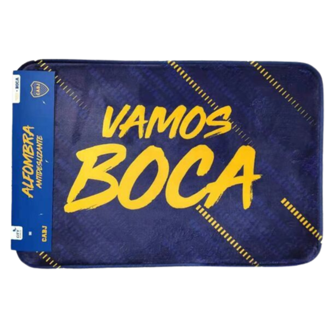 Licencias :: Club de Fútbol :: Boca :: Alfombra Antideslizante Boca Jrs  Lisa Azul 40X60Cm