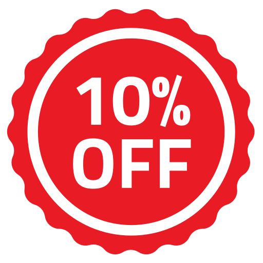 10% off 10% off