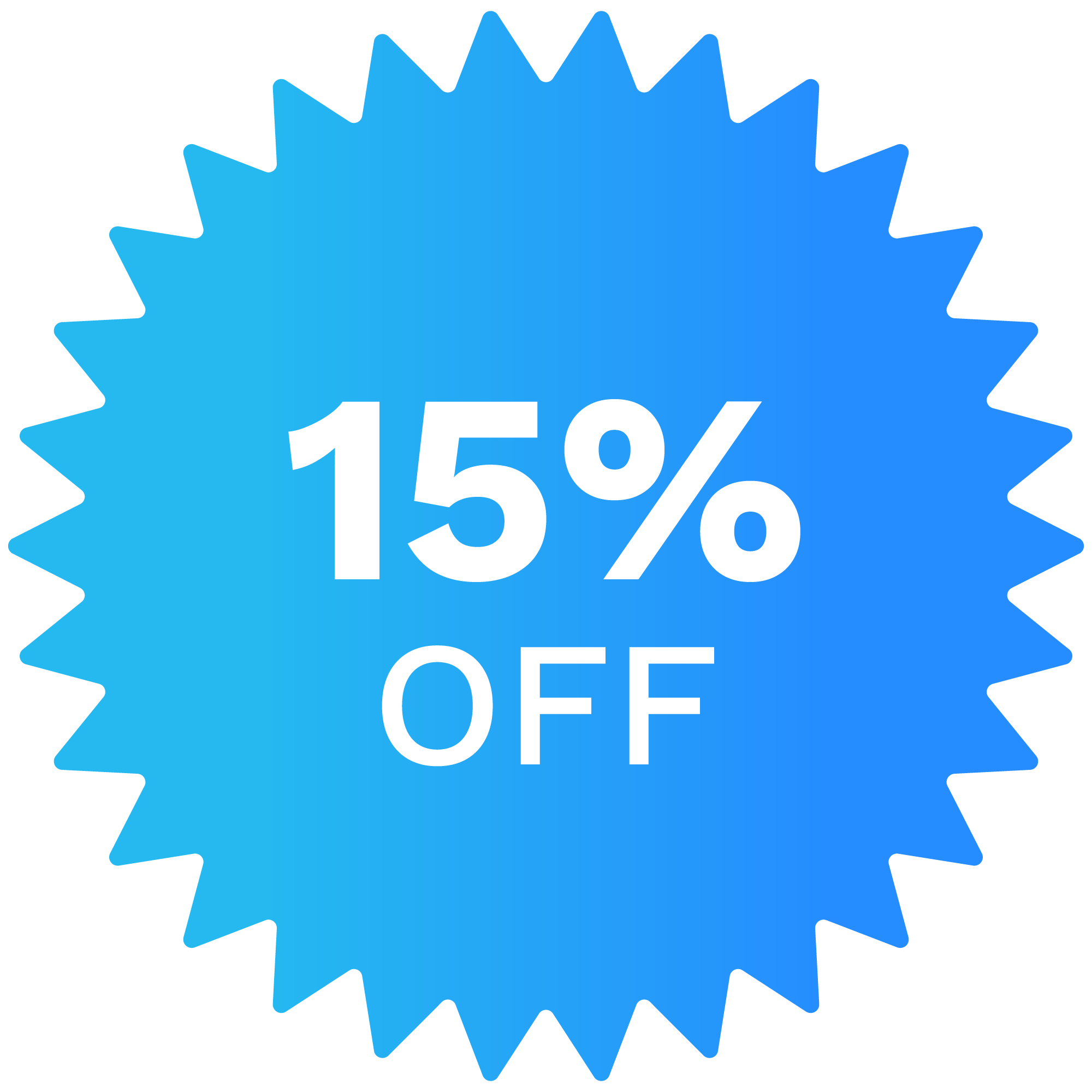 15%